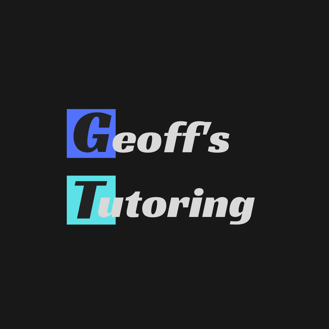 Geoff's Tutoring Geoff Seow