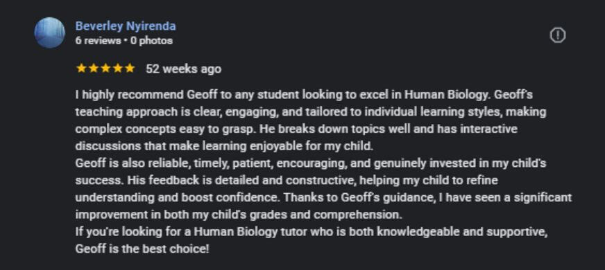 Geoff's Tutoring Geoff Seow